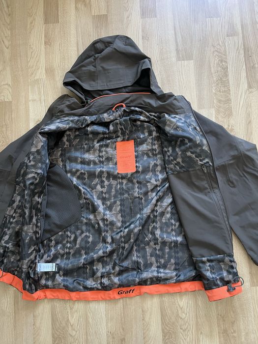 Kurtka spodnie graff dla wedkarza lub mysliwego