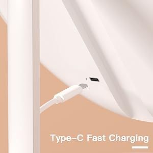 Piękne, podróżne, podświetlane lustro do makijażu LED, 3 tryby