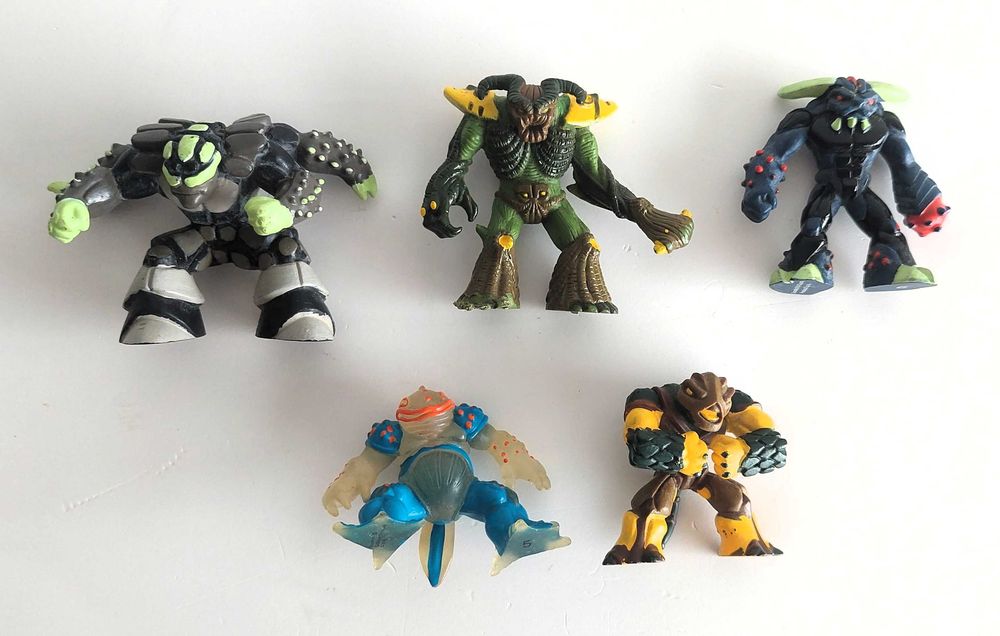 Figuras / Bonecos Gormiti em PVC da Cosmo Collections