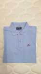 Polo Mike Davis, azul celeste, tamanho S