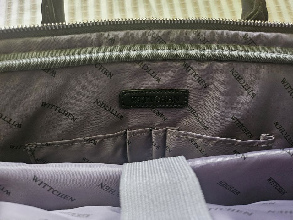 Wittchen torba na laptopa 15,6 cala ze skóry.