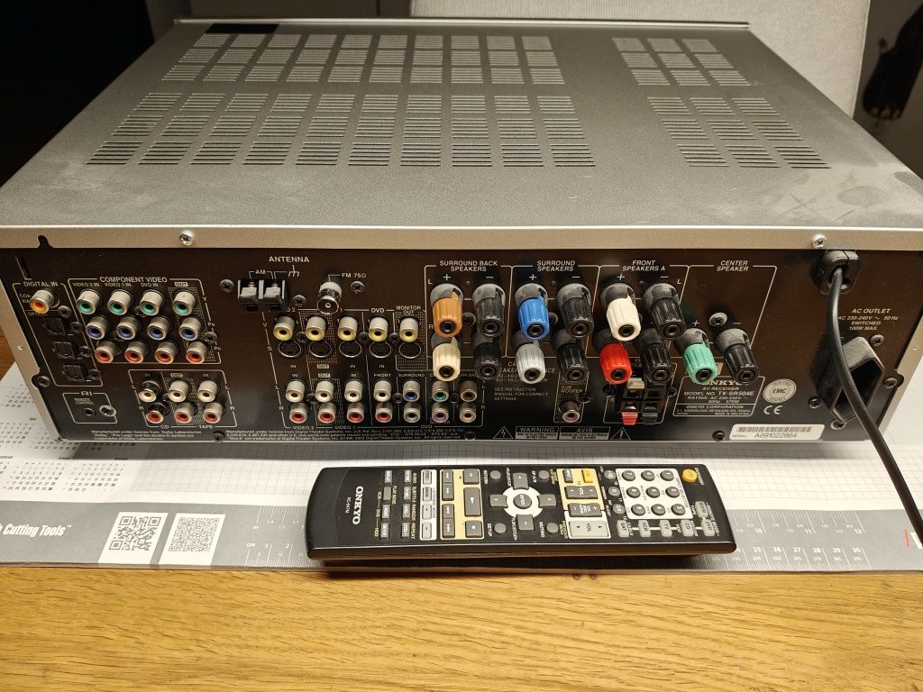 Amplituner Onkyo TX-SR504E mocny idealny