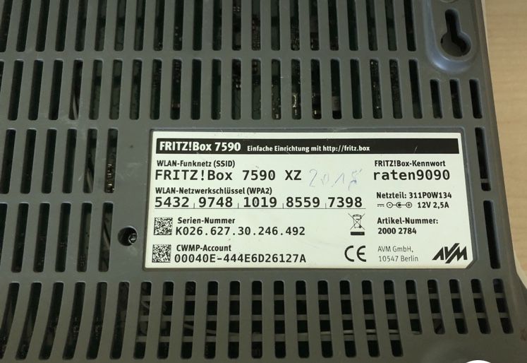 Router Fritzbox 7590