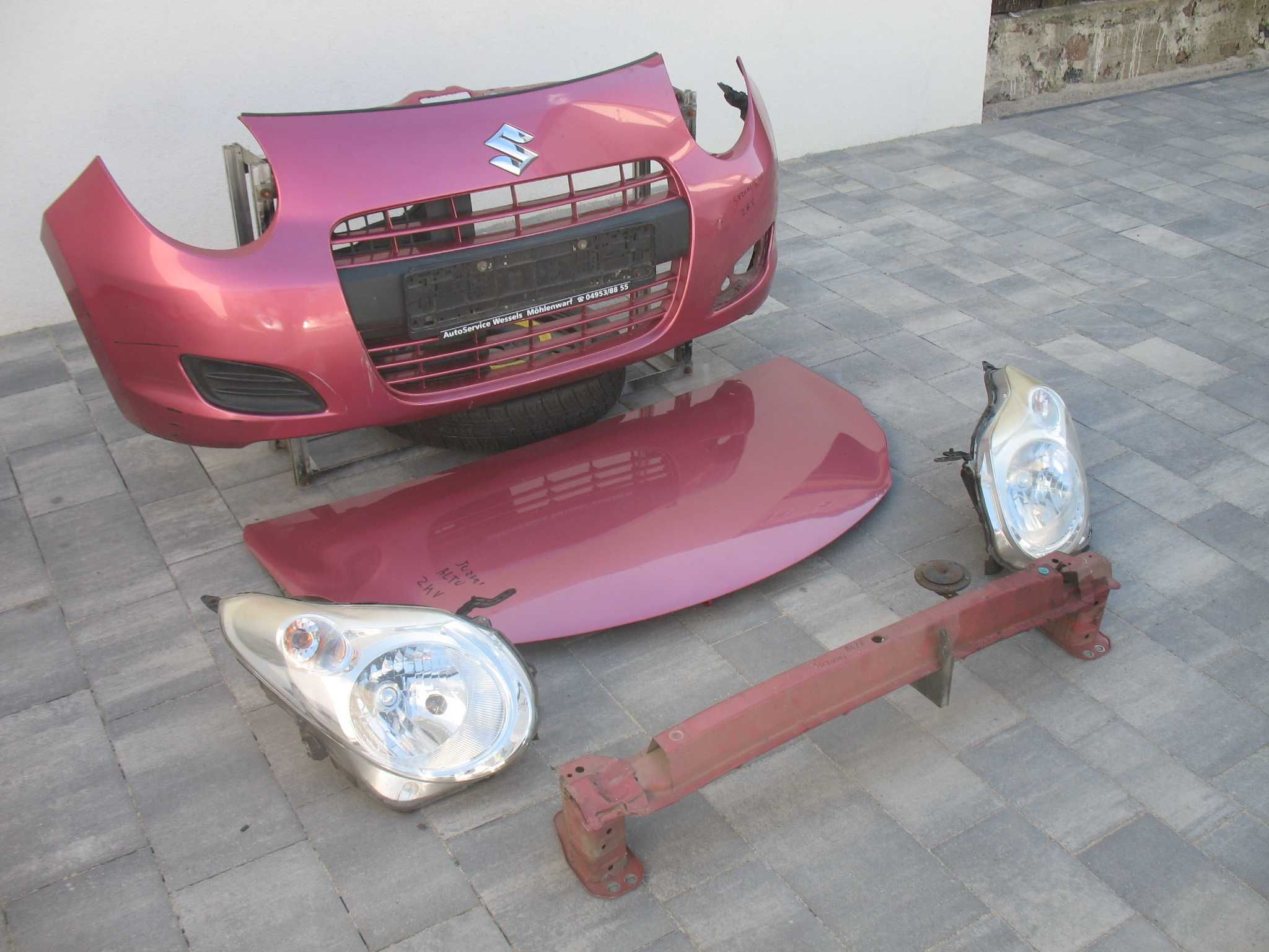 Suzuki Alto 7 VII 09-14r zderzak maska lampy belka komplet ZKV