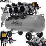 KRAFT&DELE Sprężarka Kompresor Bezolejowy 100l 3x1500w 230v/50hz 8 Bar