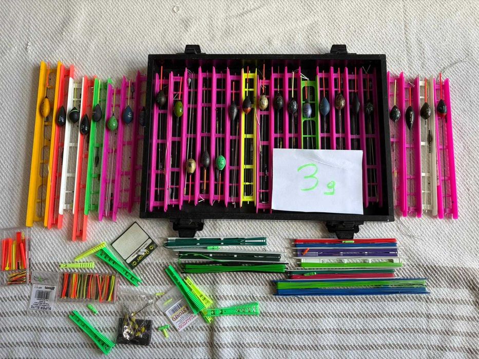 Zestaw spławików Mega Pack 27 sztuk, waga 3 g  + gratisy