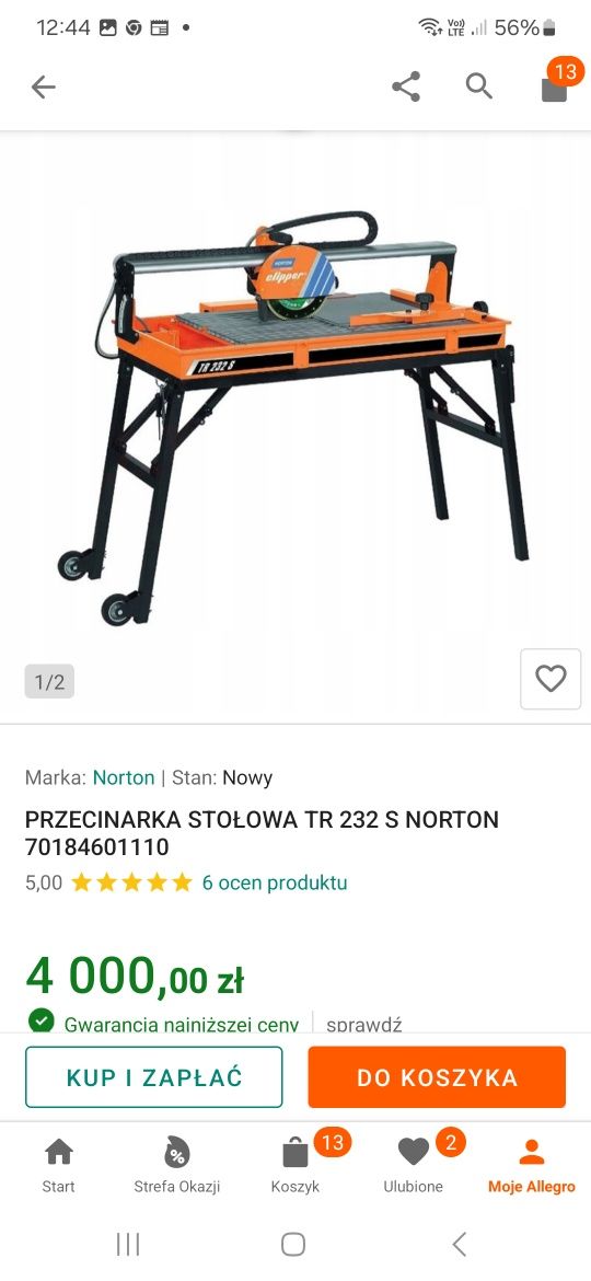 Przecinarka Norton cliper 232 S