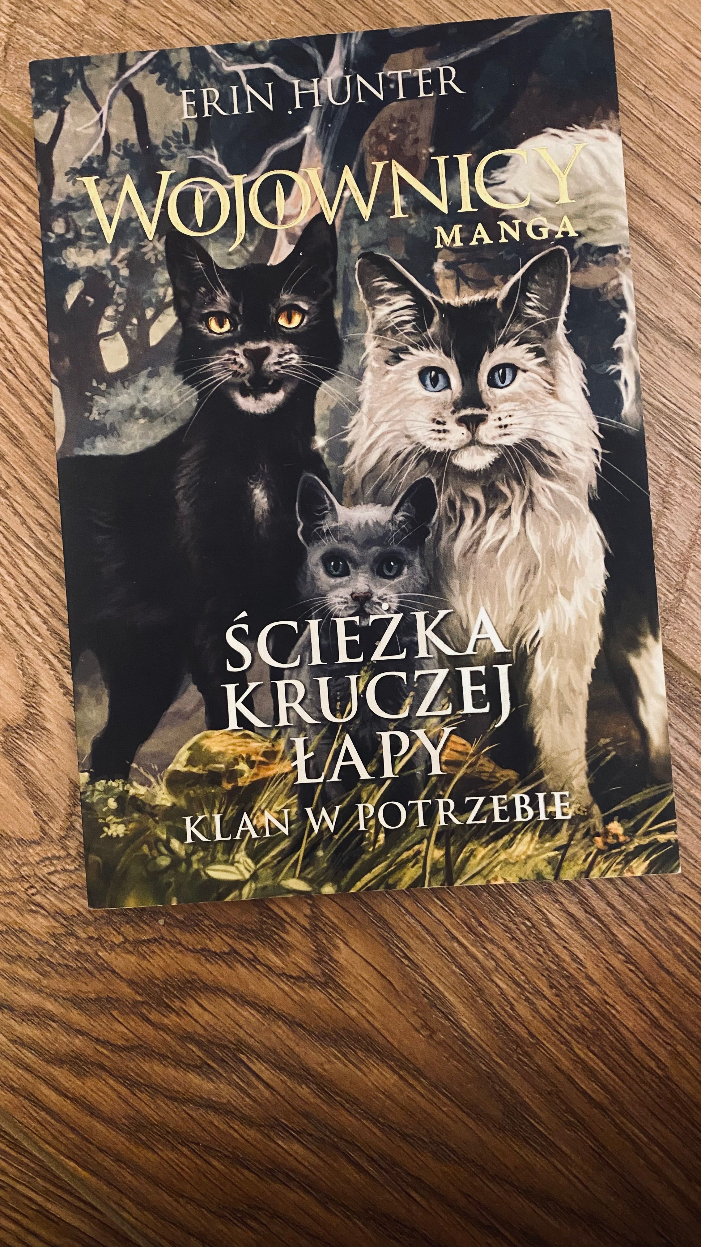 Sprzedam całą trylogię „Ścieżki Kroczących Łap” – Wojownicy Manga