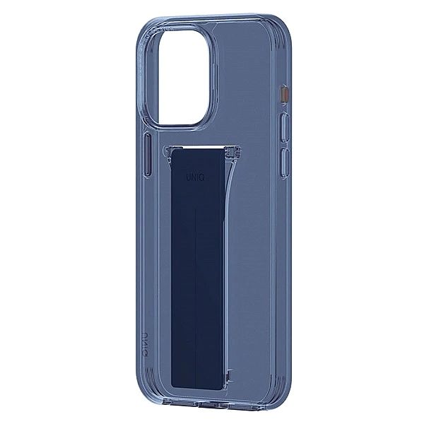 Etui UNIQ Heldro Mount na iPhone 15 Pro 6.1" z podstawką - niebieskie