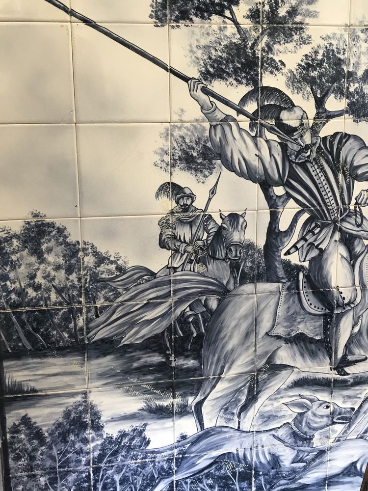 Painel de Azuleijos de grandes dimensões , assinado