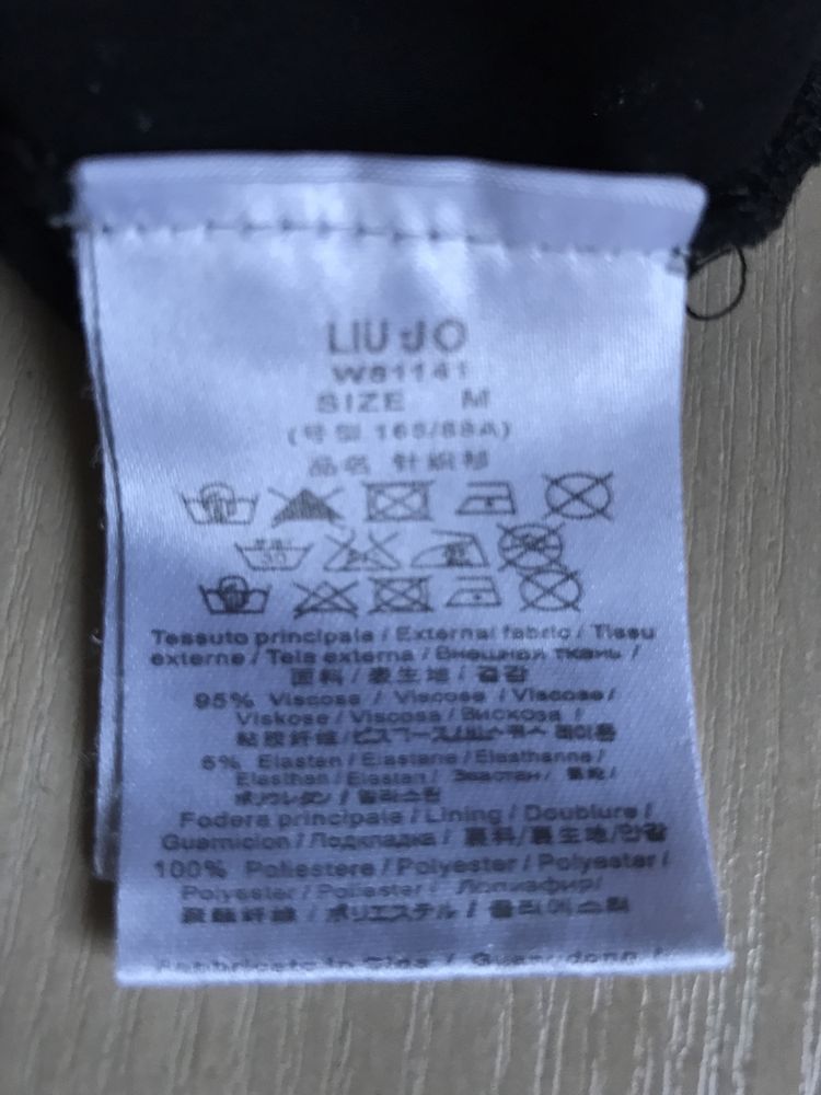 Bluzka letnia Liu Jo z cekinami cienka z wiskozy i elastanu