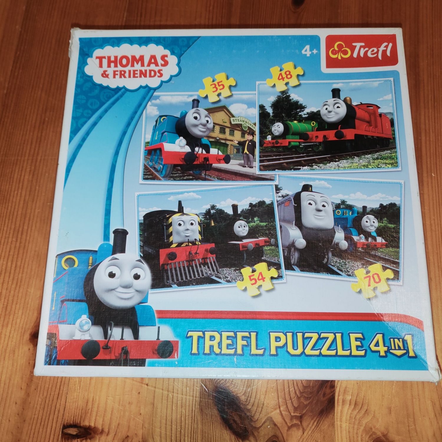 Puzzle Tomek i przyjaciele 4w1