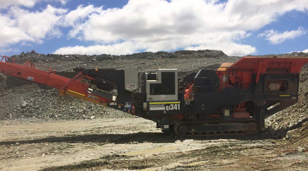 Kruszarka, koparka z młotem, przesiewacz, wynajem, usługa tona.