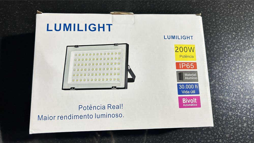 Led de 200w interior exterior