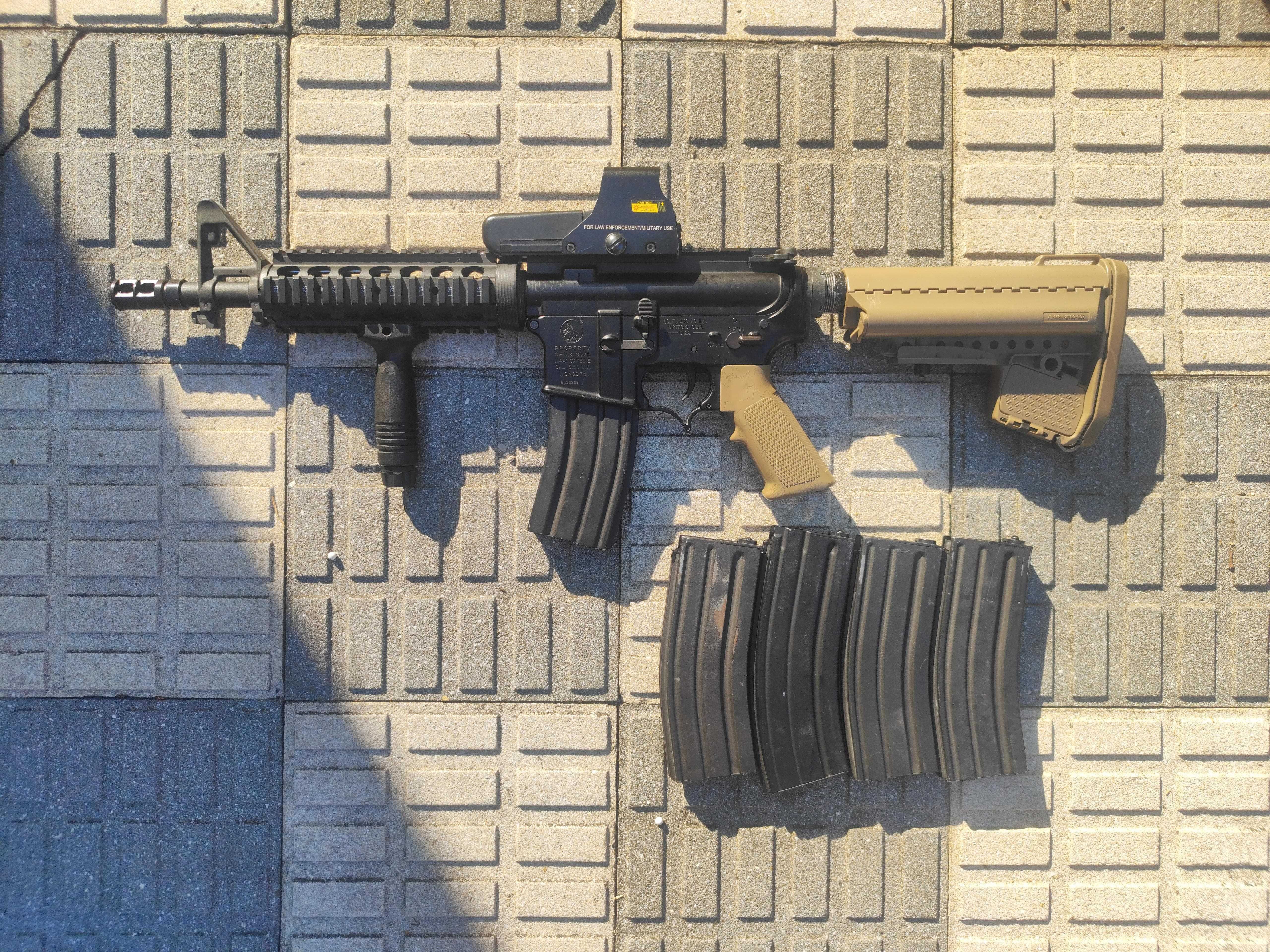 Tokyo Marui M4 CQB-R NGRS next-gen + extras