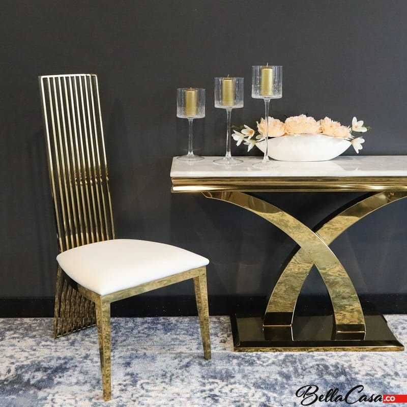 Krzesła glamour Parker Nowoczesne Salon Stół do jadalni