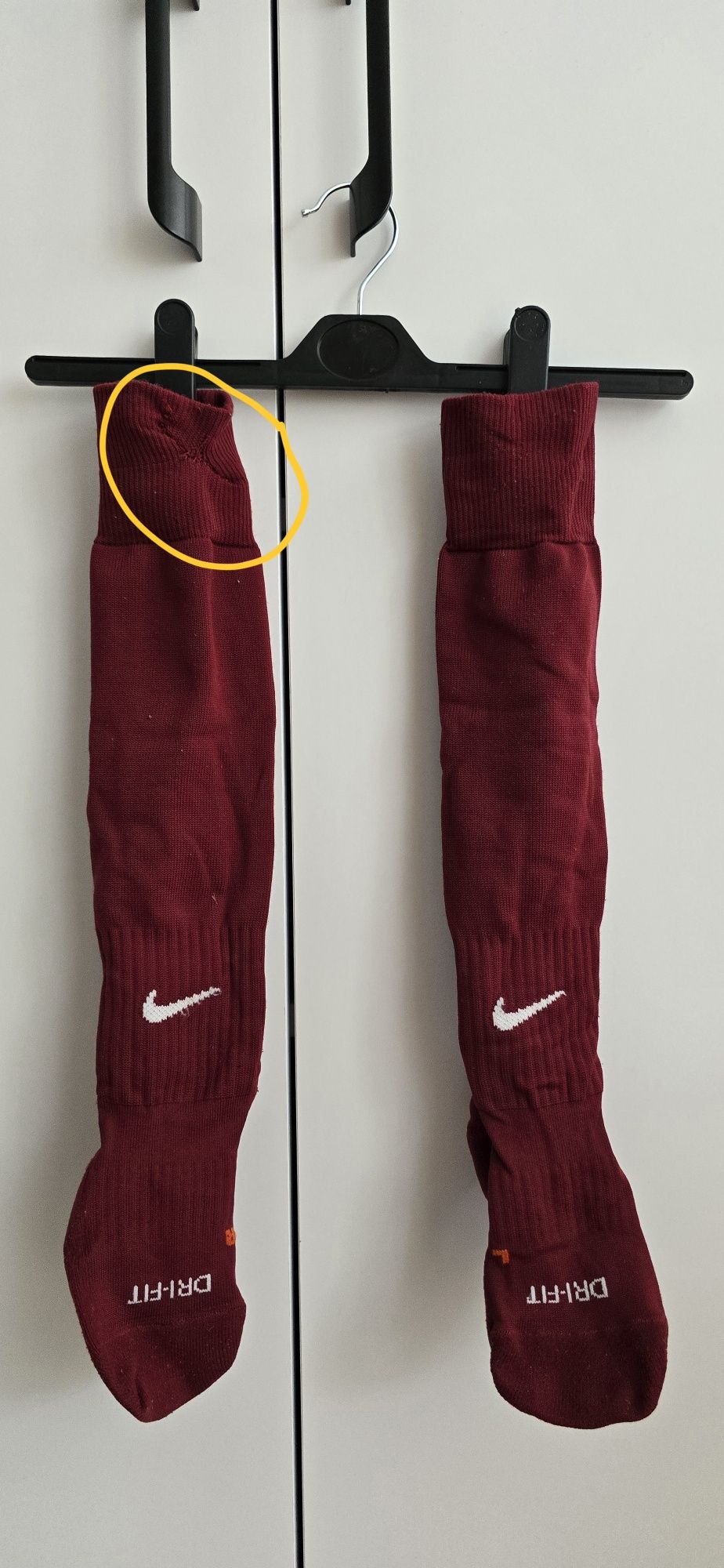 35 - 38 Nike getry piłkarskie bordowe piłka nożna + grats