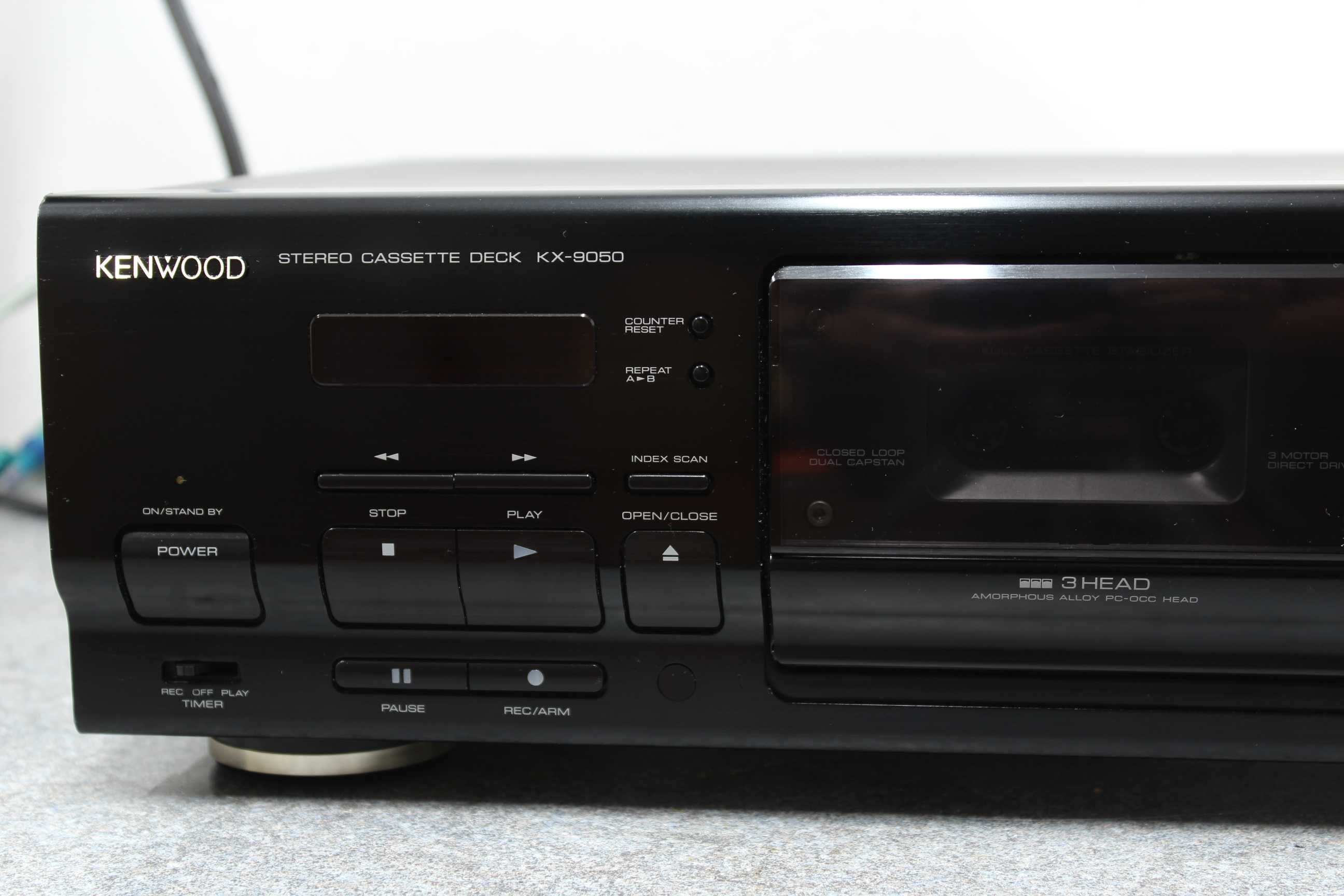 Kenwood KX-9050 Topowy Model Magnetofon Kasetowy 3 Head