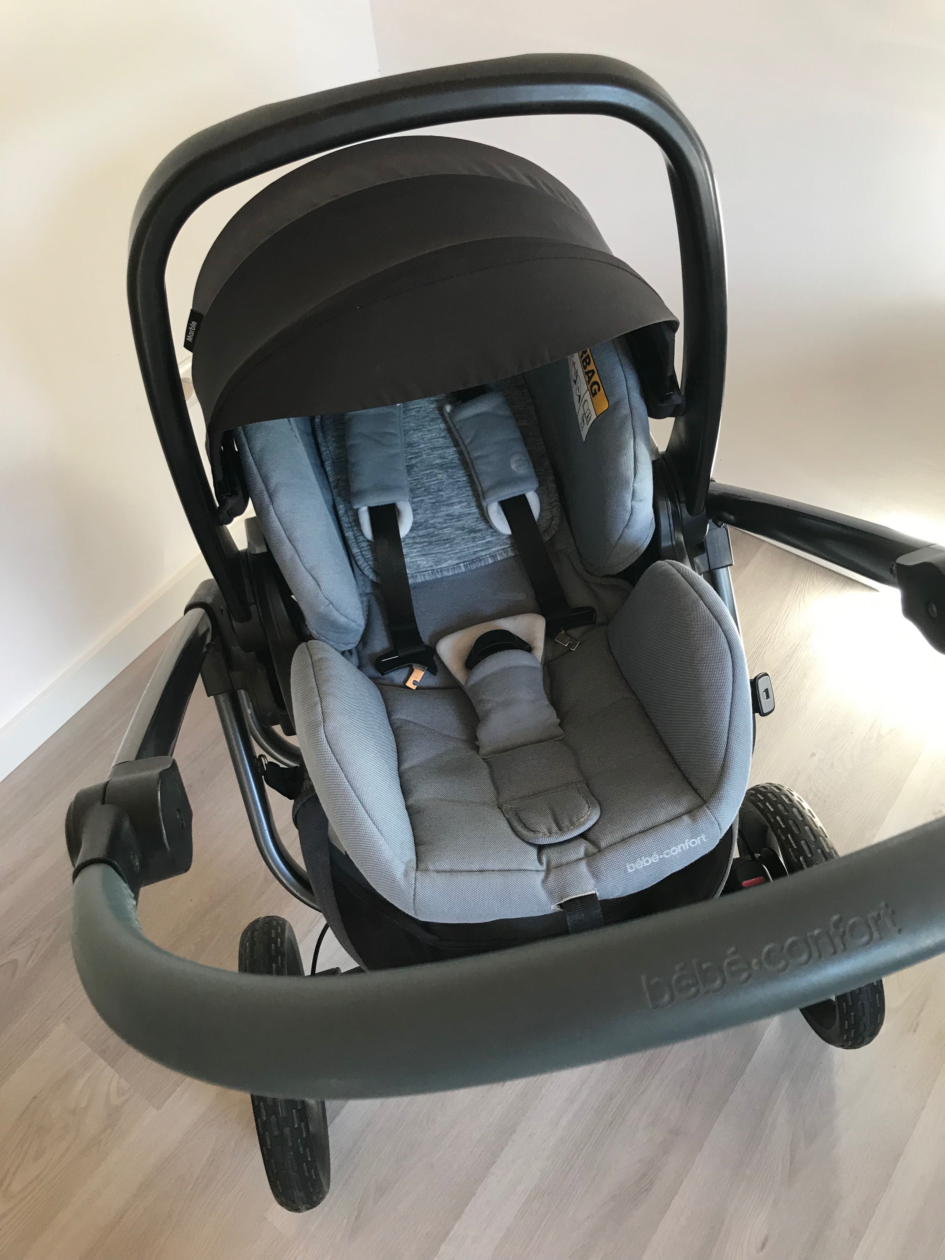 Passeio Bebé Confort ovo, carinho e iso  fix. 3 em 1