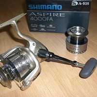 Carreto pesca Shimano Aspire 4000 FA c/ 3 bobines