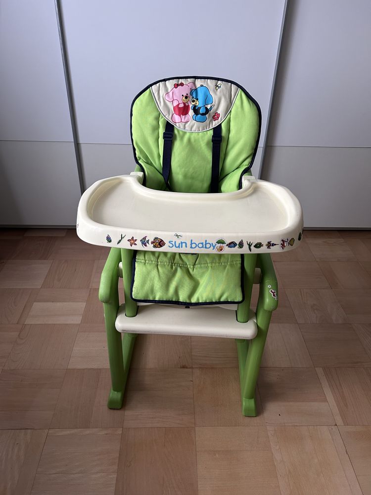 Krzeselko do karmienia 3 w 1 sun baby