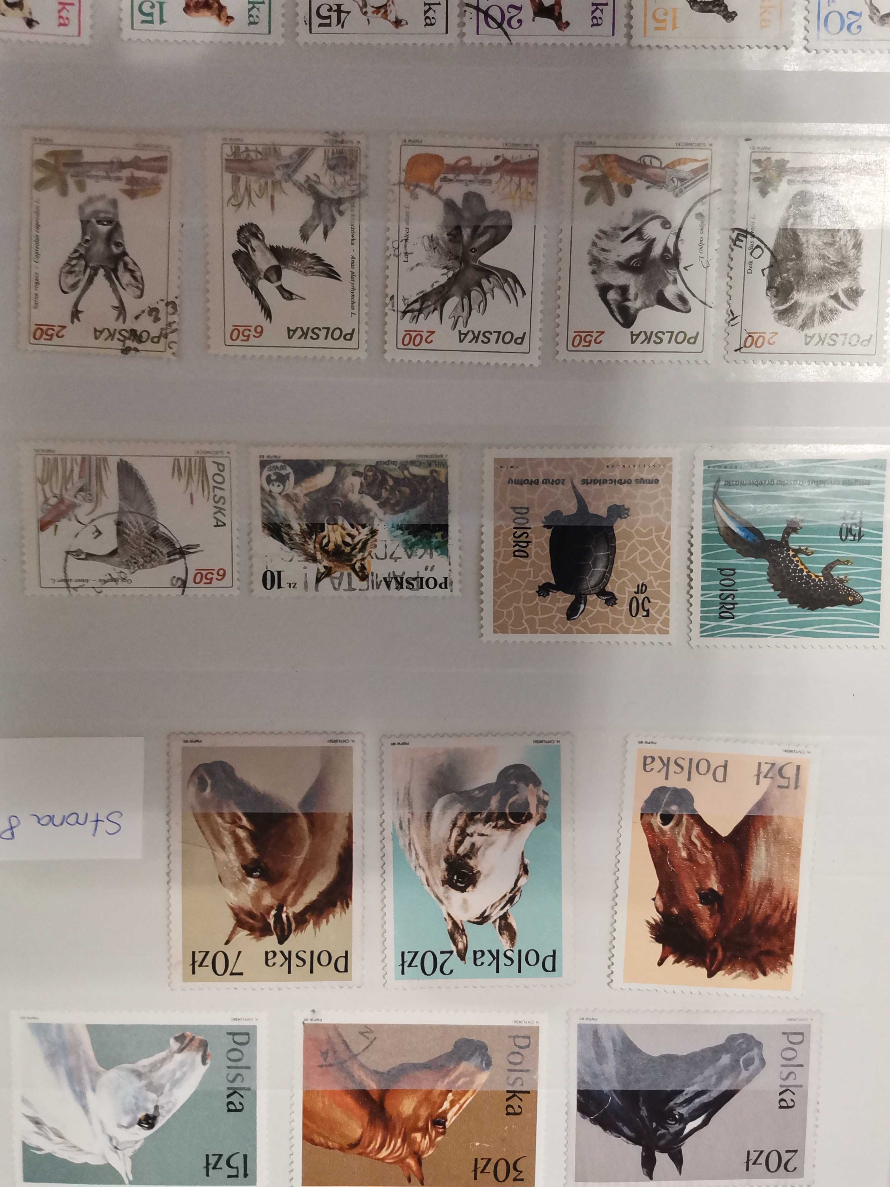 Znaczki pocztowe polskie - zwierzęta