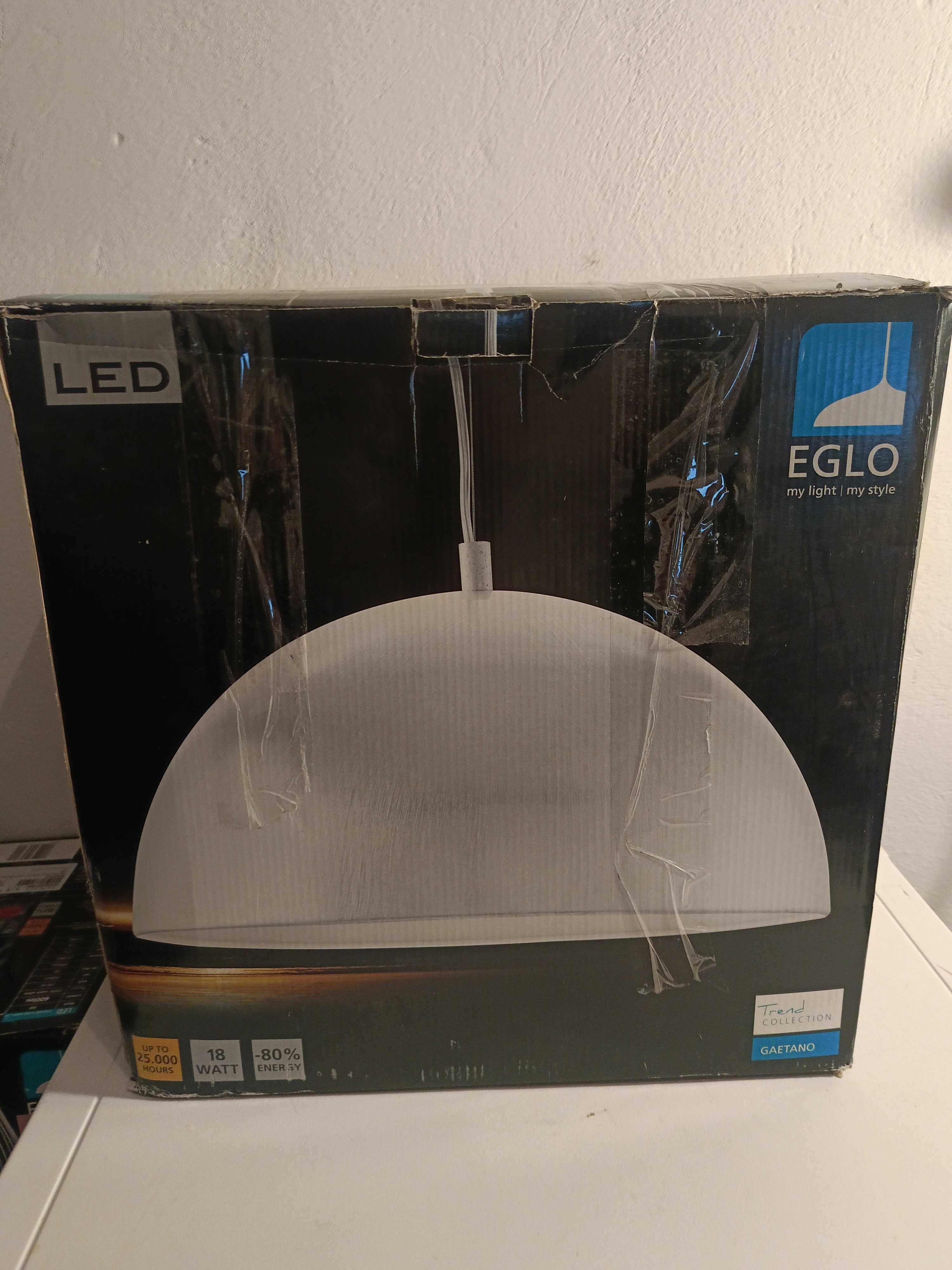 GAETANO LED lampa wisząca, żyrandol regulowany - 38cm - 92951 EGLO