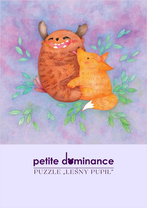 Mega pakiet 40 puzzli! „Leśny pupil” 25 el., HIT cena!