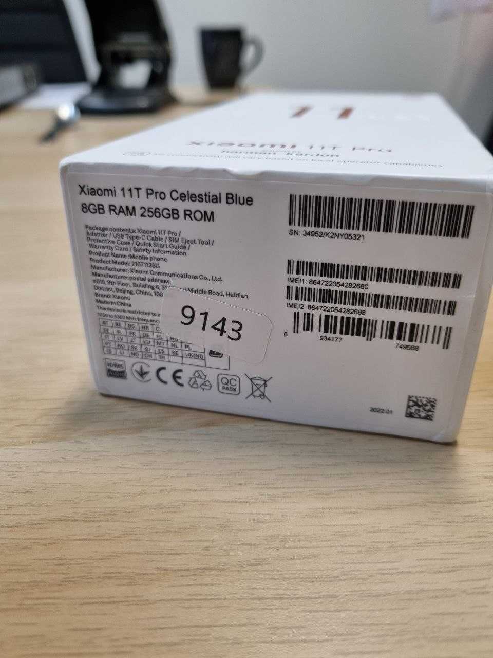 Xiaomi 11T Pro 256/8 GB Celestial Blue