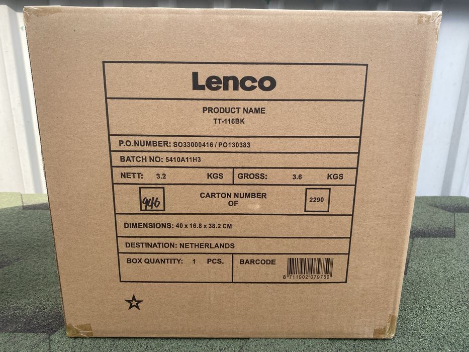 Новые Проигрыватели винила Lenco TT-116BK