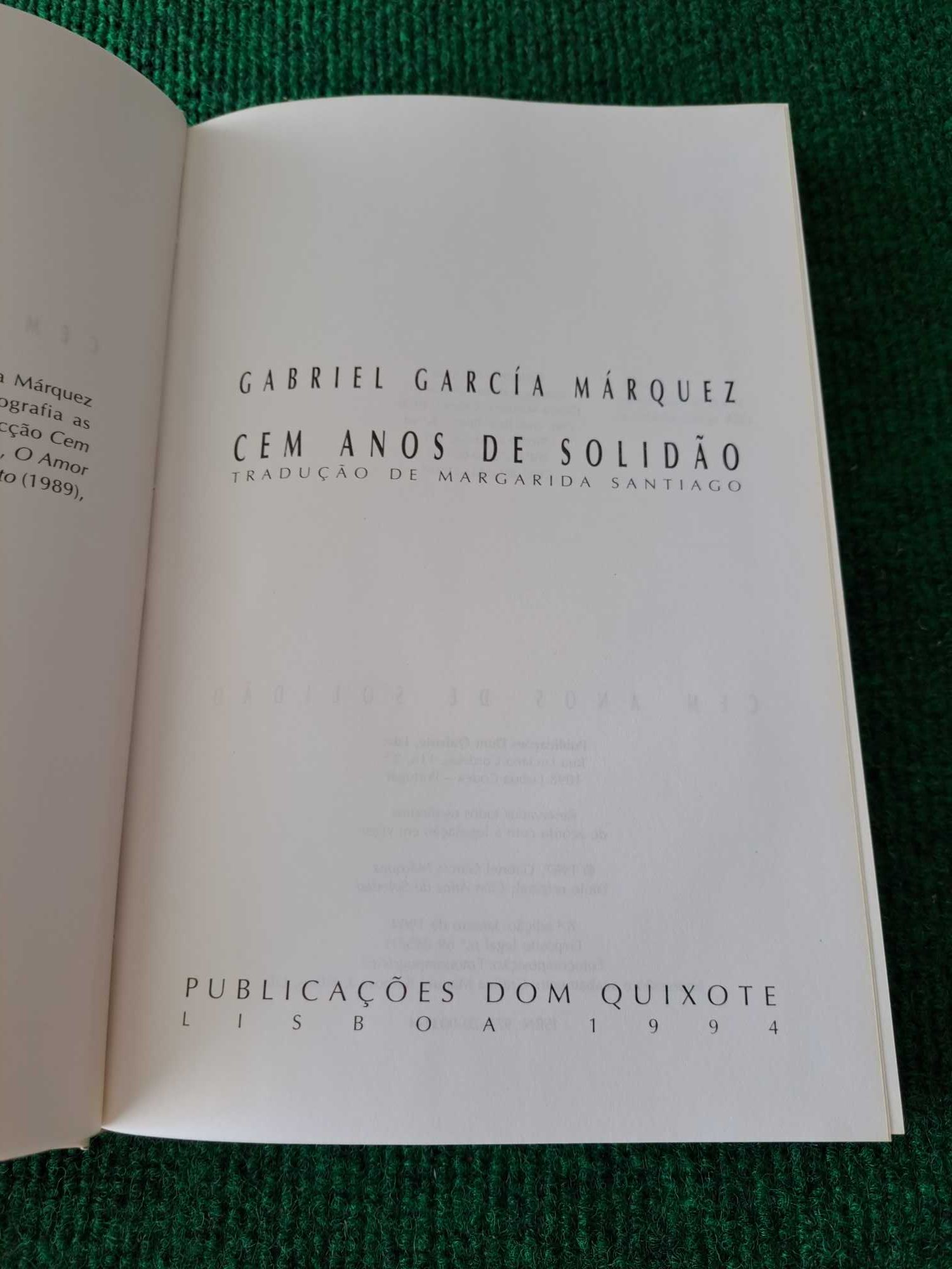 Cem anos de solidão - Gabriel Garcia Marquez