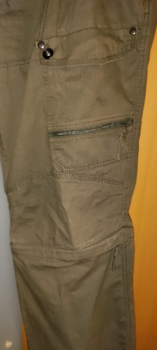 Calças Cargo Pants XL conversíveis em calções