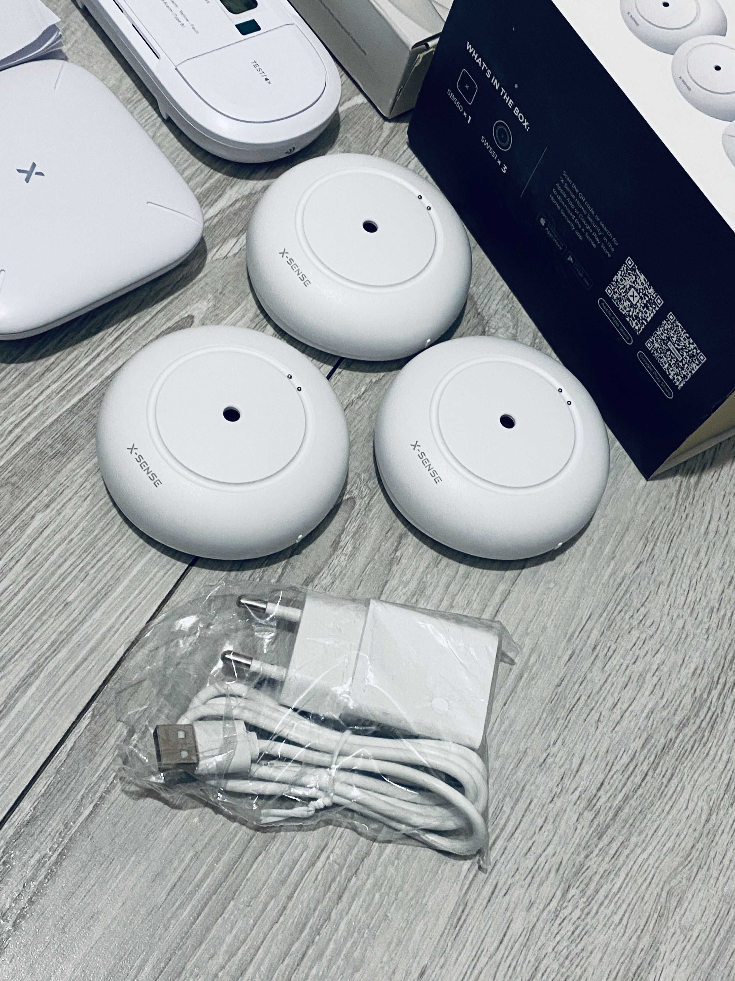 X-sense czujnik czadu centrala 3x czujnik zalania wifi aplikacja