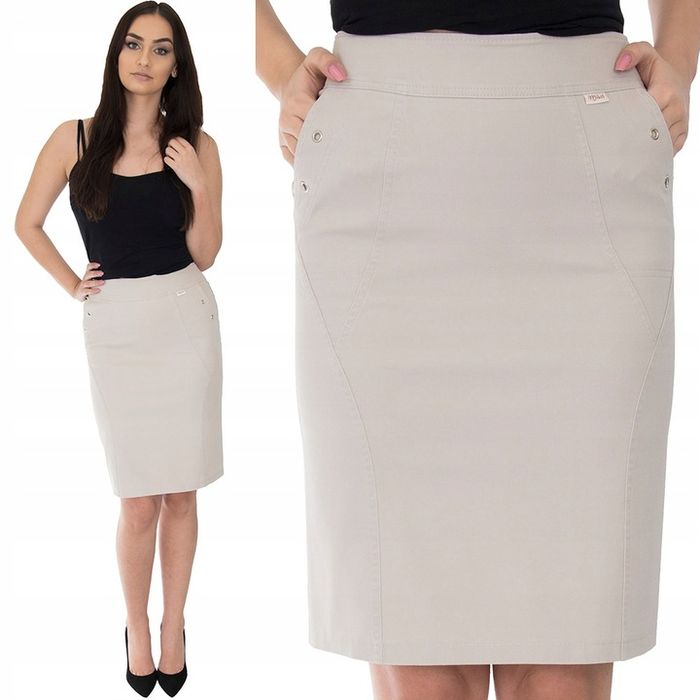 Spódnica Bawełna Oczko (38-52) Kolory R.42