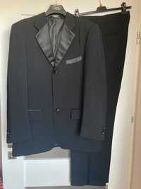 Czarny garnitur Vittorio St. Angelo New York rozm. L