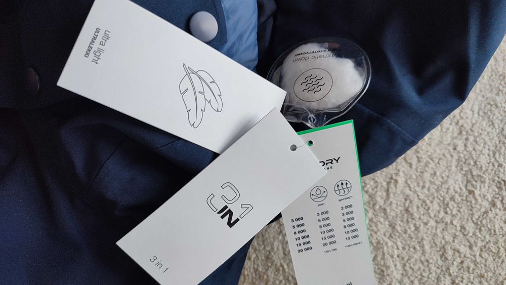 4F kurtka 3w1 damska NeoDry 8 000/5 000 niebieska rozm XL