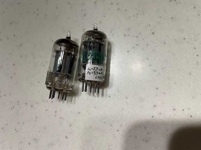 Lampy elektronowe ECC82 SYLVANA
