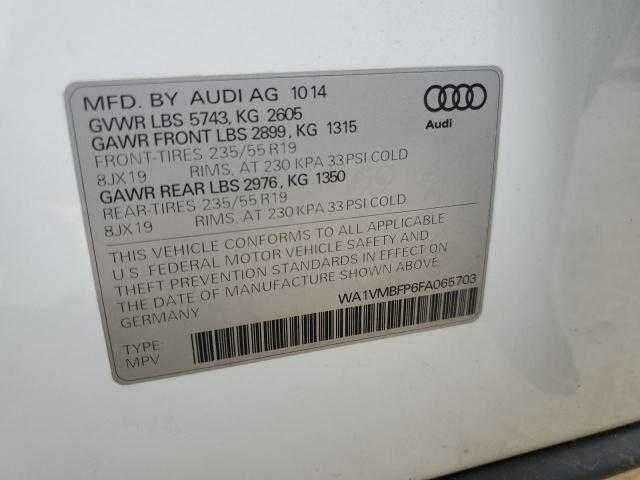 Audi Q5 TDI Prestige 2015 Ауді