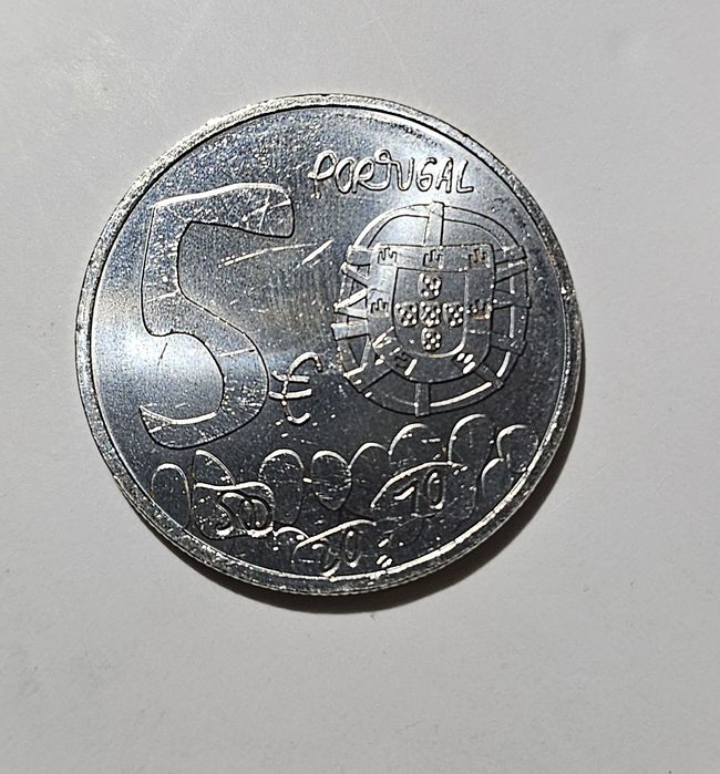 Moeda 5€ Portugal