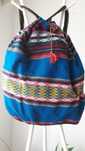 Saco/mochila em algodão