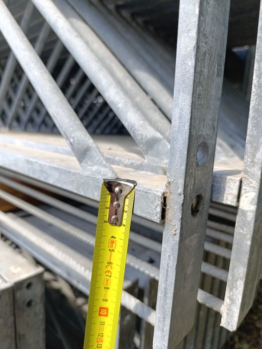 Kratownica dachowa kompletna do montażu dach 1 spad 6.32m-ocynk