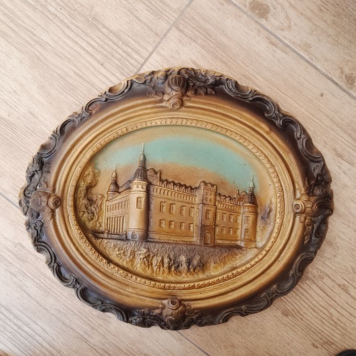 Zamek w Baranowie Sandomierskim 35x29 cm,odlew gipsowy