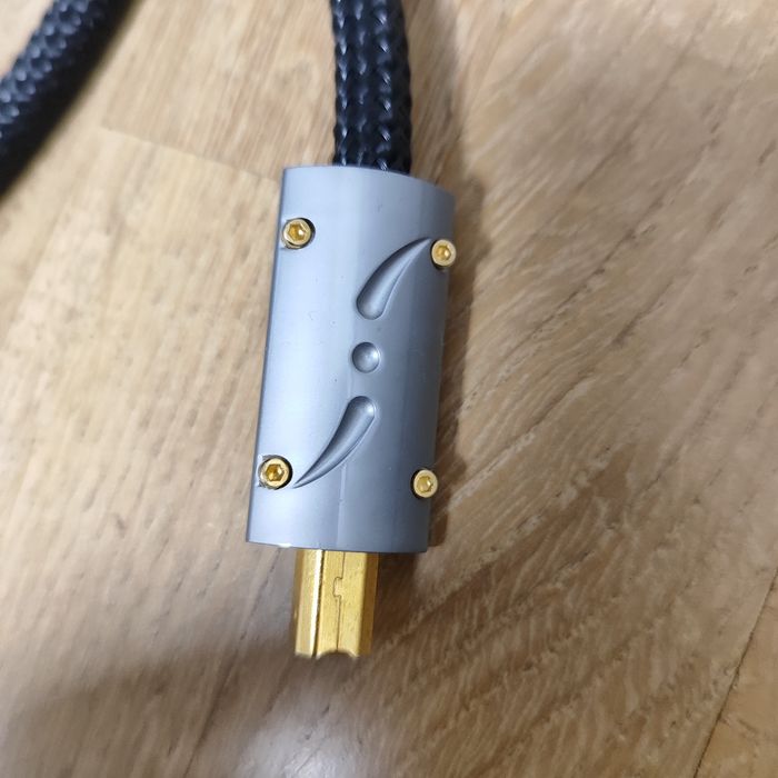 Viborg UC01 Silver Plated USB A//B  1.2 m
