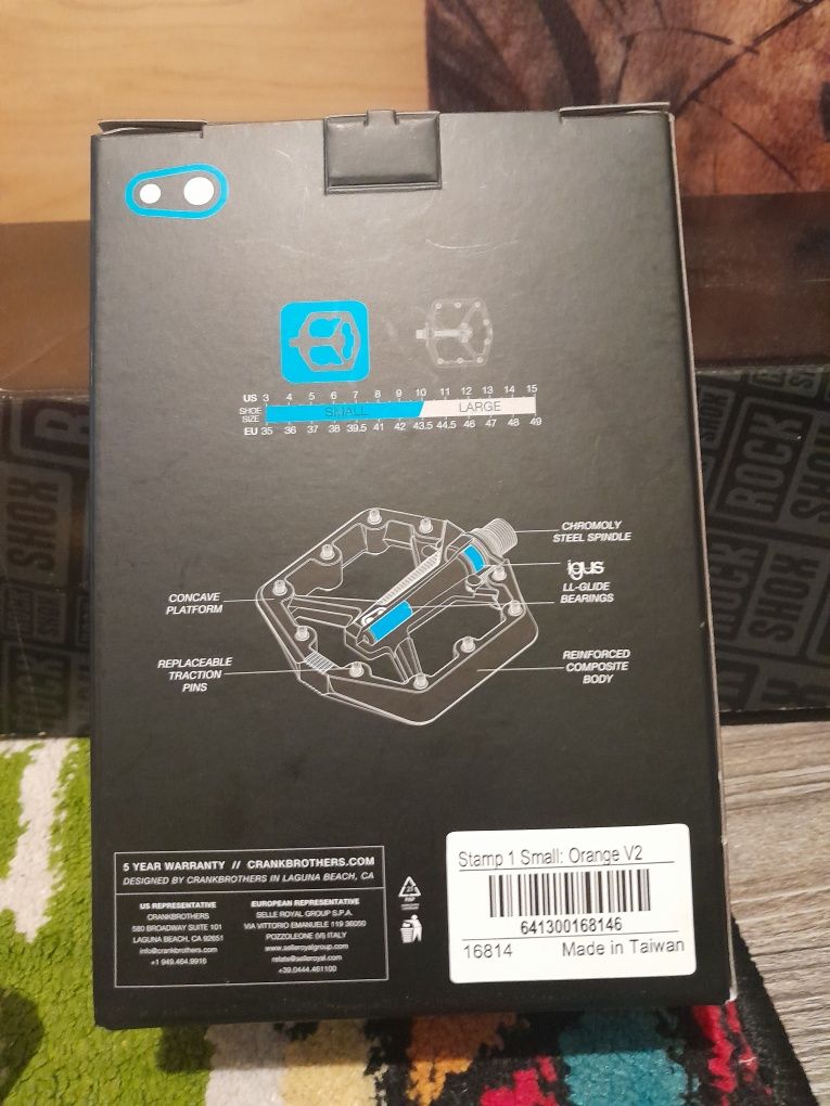 UWAGA! Sprzedam pedał rowerowy crankbrothers stamp 1 gen 2 rozmiar S.
