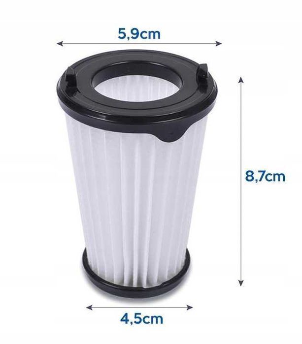 Filtry do Electrolux Ergorapido - Zestaw 6 szt. + Szczotka