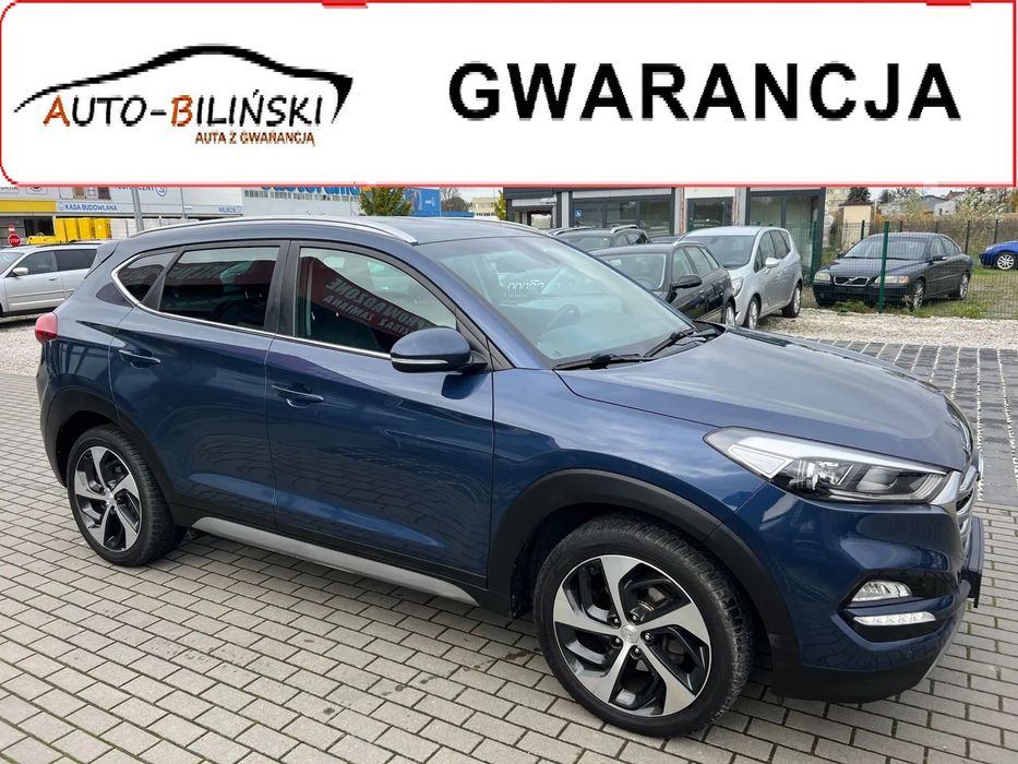 Hyundai Tucson 1.7D 141KM Autom.Led Navi Kam Skóra4xGrzane Org.Lakier Faktura Gwara