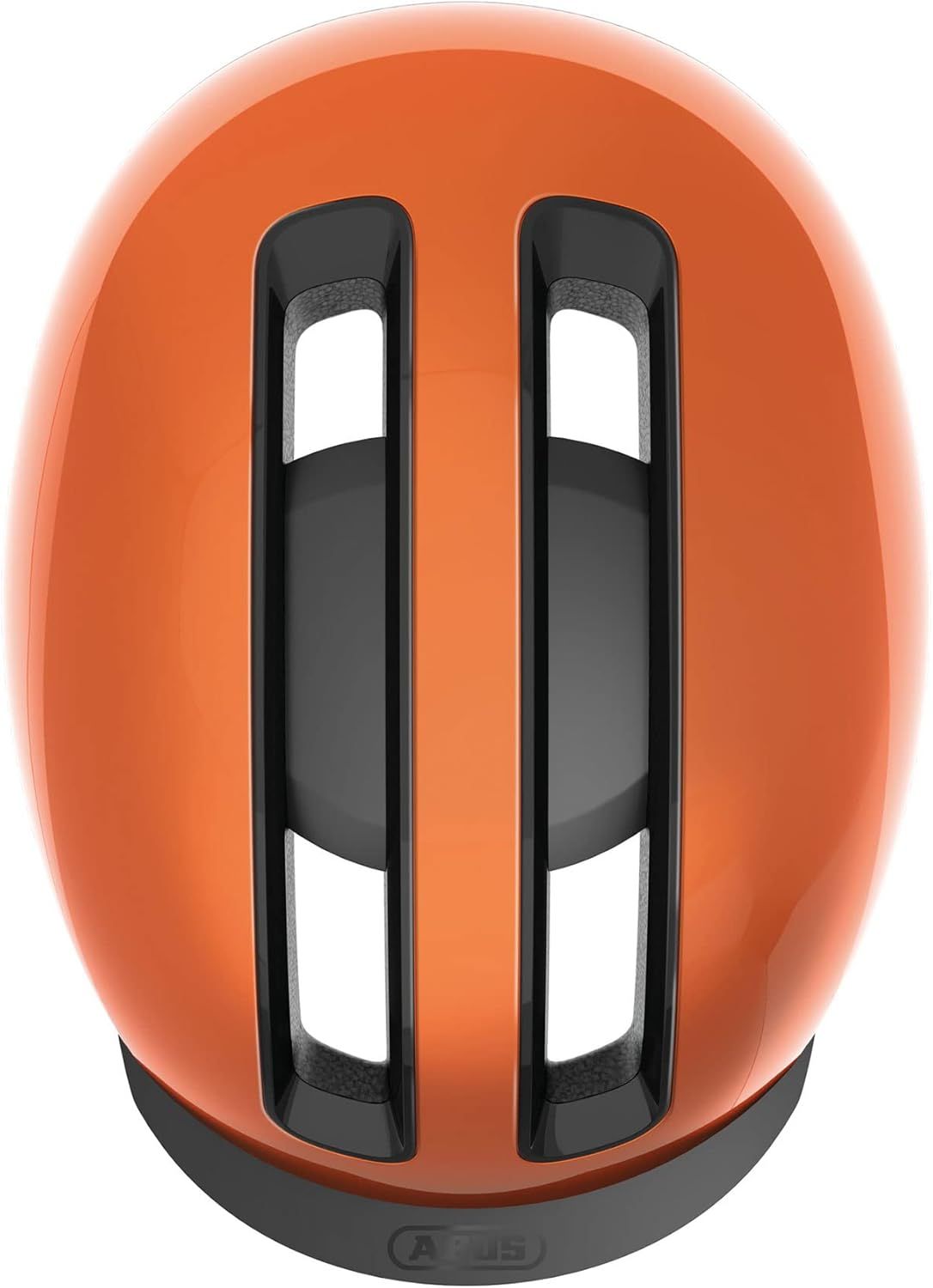 Kask rowerowy ABUS Hud-Y Pomarańczowy r. 51-55 cm Mocny LED