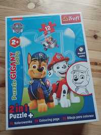 Nowe puzzle Psi patrol nietrafiony prezent, bez folii