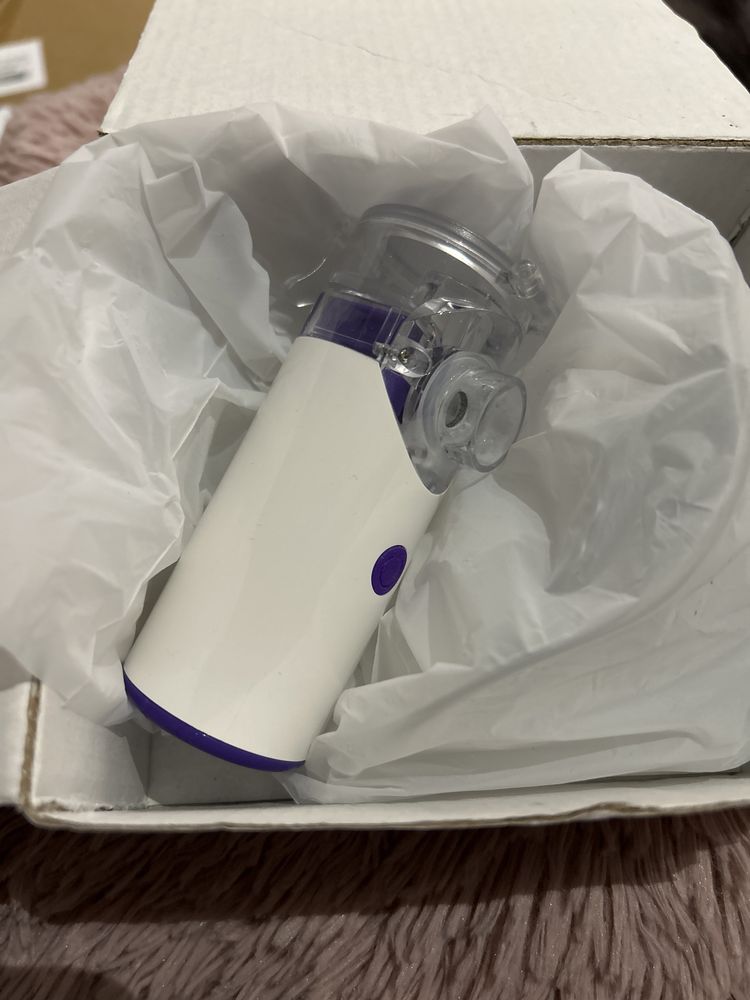 Zestaw do nebulizacji mesh MY-123 fiolet inhalator