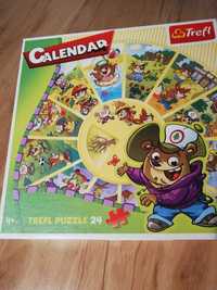 Calendar Trefl puzzle 24 Kalendarz z porami roku.